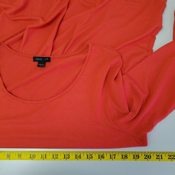 J. Jill Top Womens Medium Wearever Collection Scoop Neck Pleat Back Scoop Neck - Picture 7 of 9